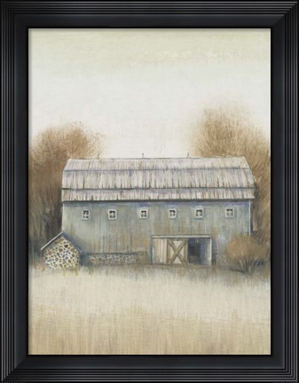 Framed Barn Side II Print