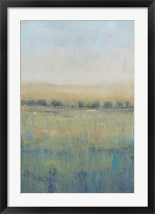 Framed Open Meadow View I Print