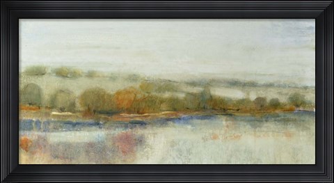 Framed River Bank II Print