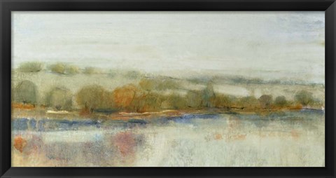 Framed River Bank II Print