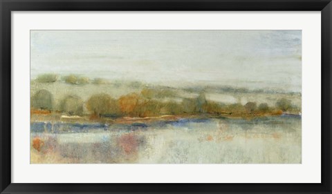 Framed River Bank II Print