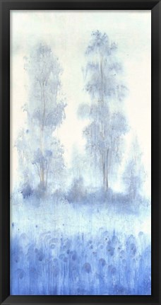 Framed Blue Focus II Print