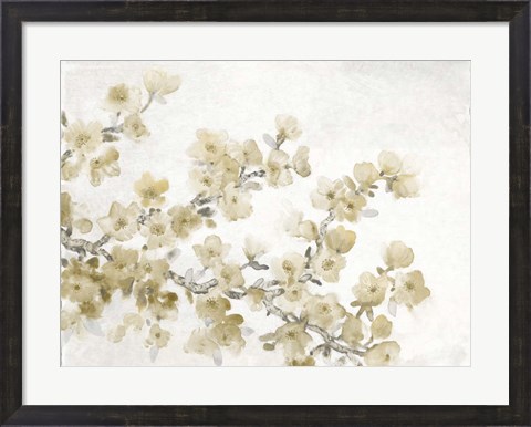 Framed Neutral Cherry Blossom Composition II Print