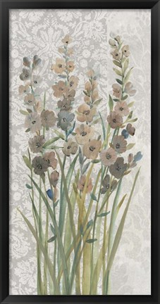 Framed Patch of Wildflowers II Print
