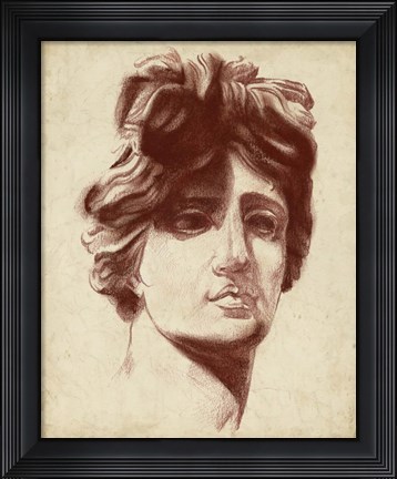 Framed Statuesque Study I Print