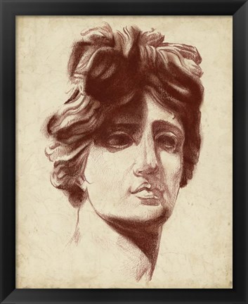 Framed Statuesque Study I Print