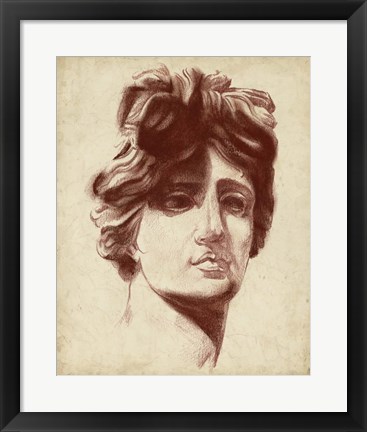 Framed Statuesque Study I Print