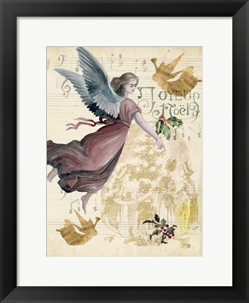 Framed Christmas Greetings II Print