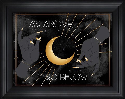 Framed In the Golden Dawn I Print