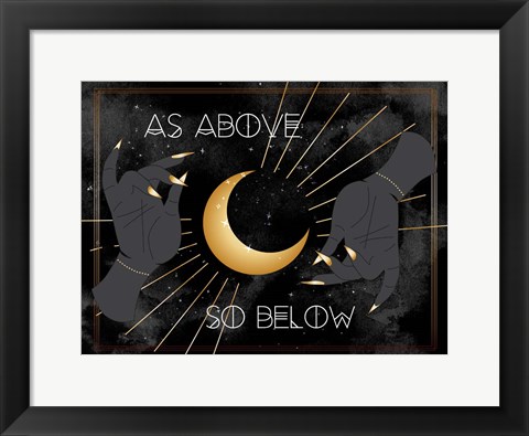 Framed In the Golden Dawn I Print