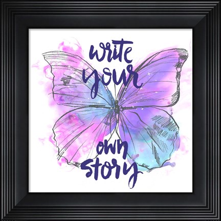 Framed Butterfly Dreams II Print