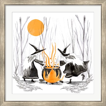 Framed Witchy Mischief I Print