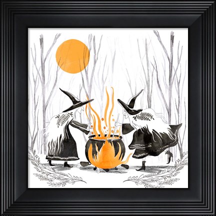 Framed Witchy Mischief I Print