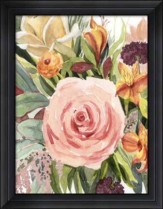 Framed West Flora I Print
