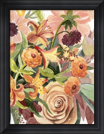 Framed West Flora II Print