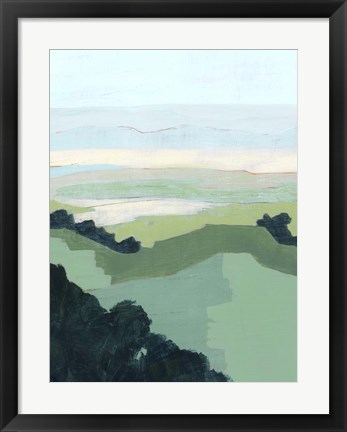 Framed Halcyon Overlook I Print