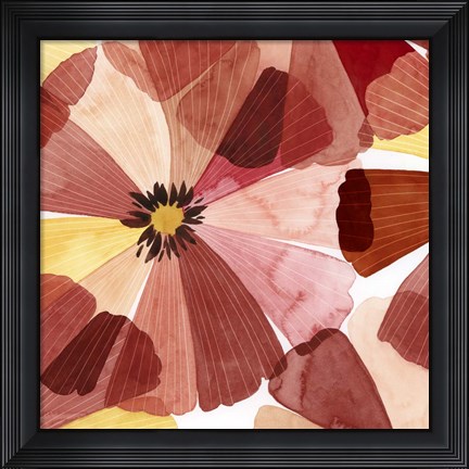 Framed Elementary Flora I Print