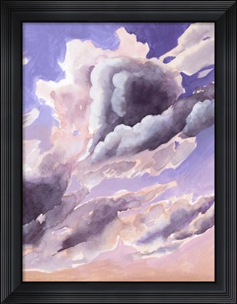 Framed Amethyst Cumulus II Print