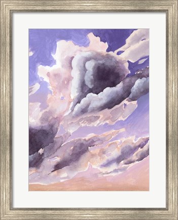 Framed Amethyst Cumulus II Print
