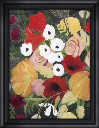 Framed November Bouquet I Print