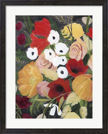 Framed November Bouquet I Print