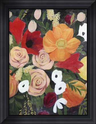 Framed November Bouquet II Print
