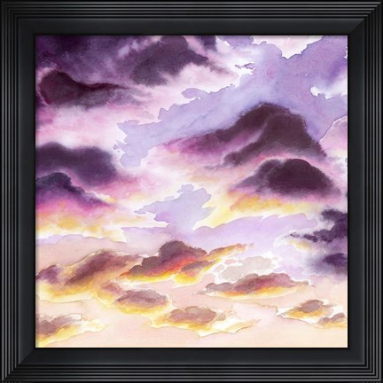 Framed Sunset Haze I Print