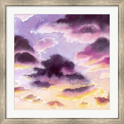 Framed Sunset Haze II Print