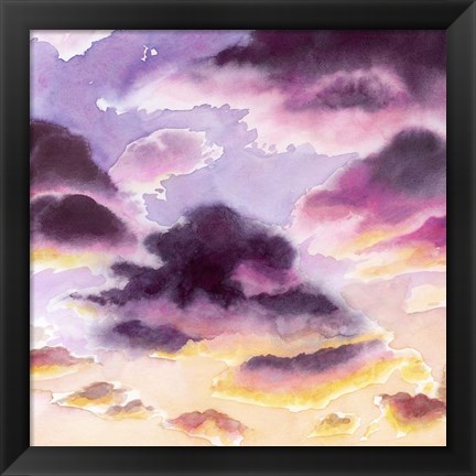 Framed Sunset Haze II Print