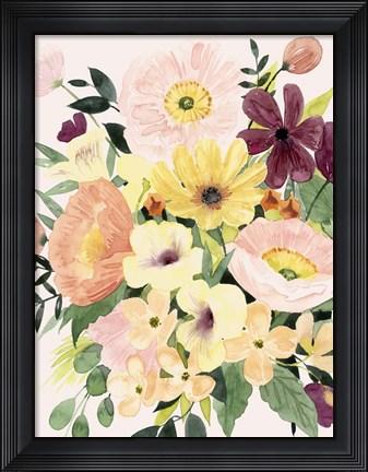 Framed Floralist I Print