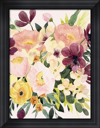 Framed Floralist II Print
