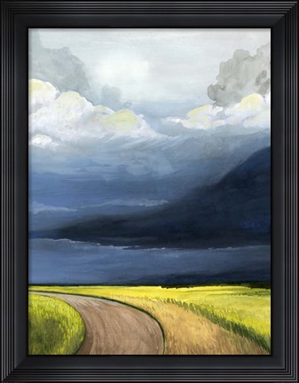 Framed Eastern Glow II Print