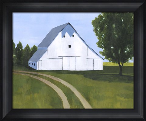 Framed Sunbathed Stead I Print