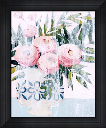 Framed Bleached Bouquet I Print