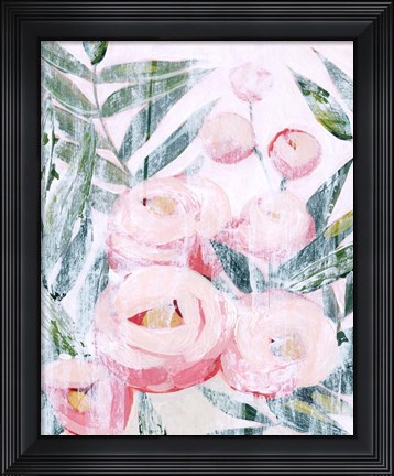 Framed Bleached Bouquet III Print