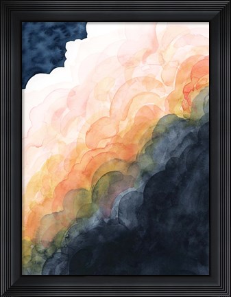 Framed Sunset Storm II Print