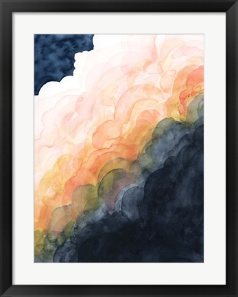 Framed Sunset Storm II Print