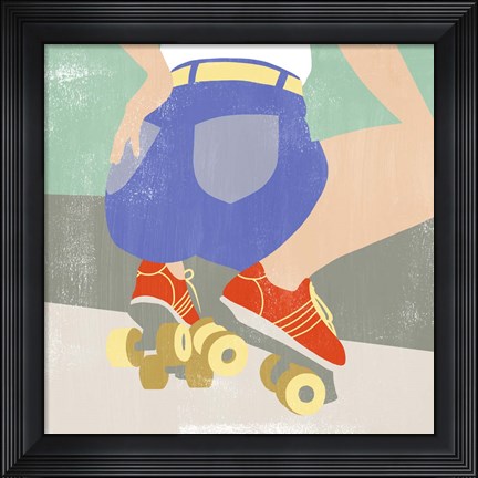 Framed Derby Dames II Print