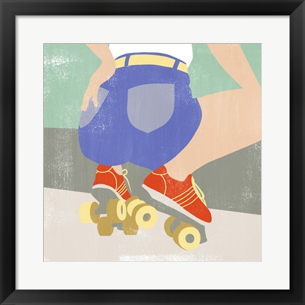 Framed Derby Dames II Print