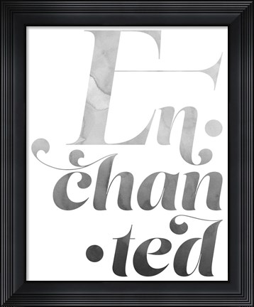 Framed Enchanted Wanderlust I Print