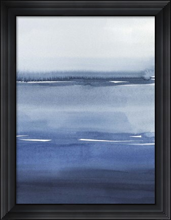 Framed La Mar Azul I Print