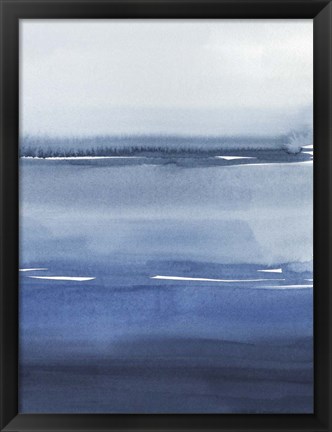 Framed La Mar Azul I Print
