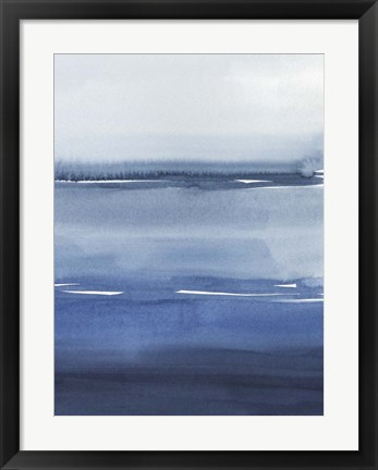 Framed La Mar Azul I Print