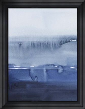 Framed La Mar Azul II Print