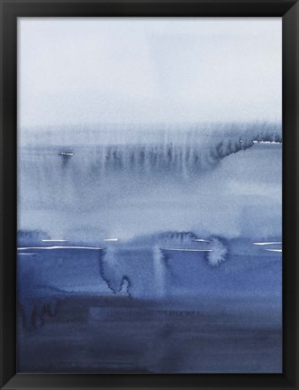 Framed La Mar Azul II Print