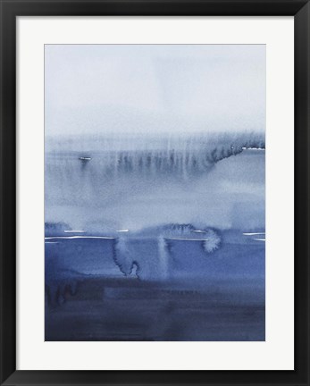 Framed La Mar Azul II Print