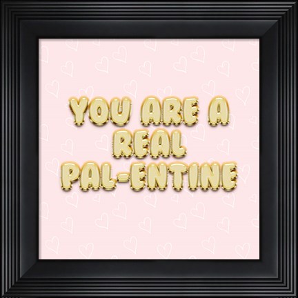 Framed Pal-entine II Print