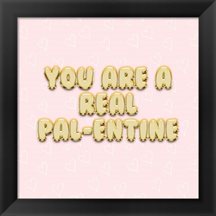 Framed Pal-entine II Print