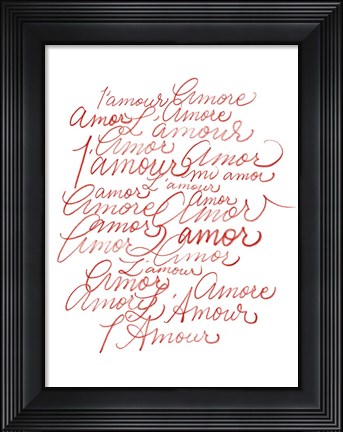 Framed Lots of Love II Print