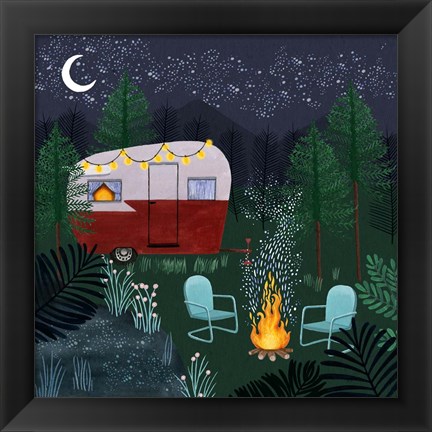 Framed Beneath the Stars II Print